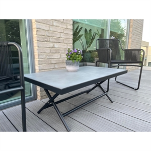 friis furniture loungebord Anholt, Teaktræ Ø80 cm - h 43 cm.